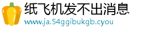 纸飞机发不出消息
